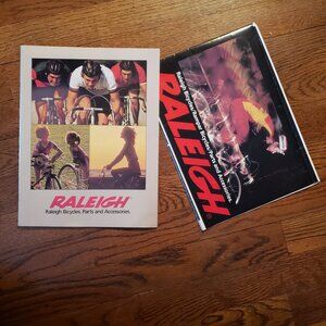 1980 Raleigh Rampar Bicycles Parts & Accessories Catalog and Shop Poster
